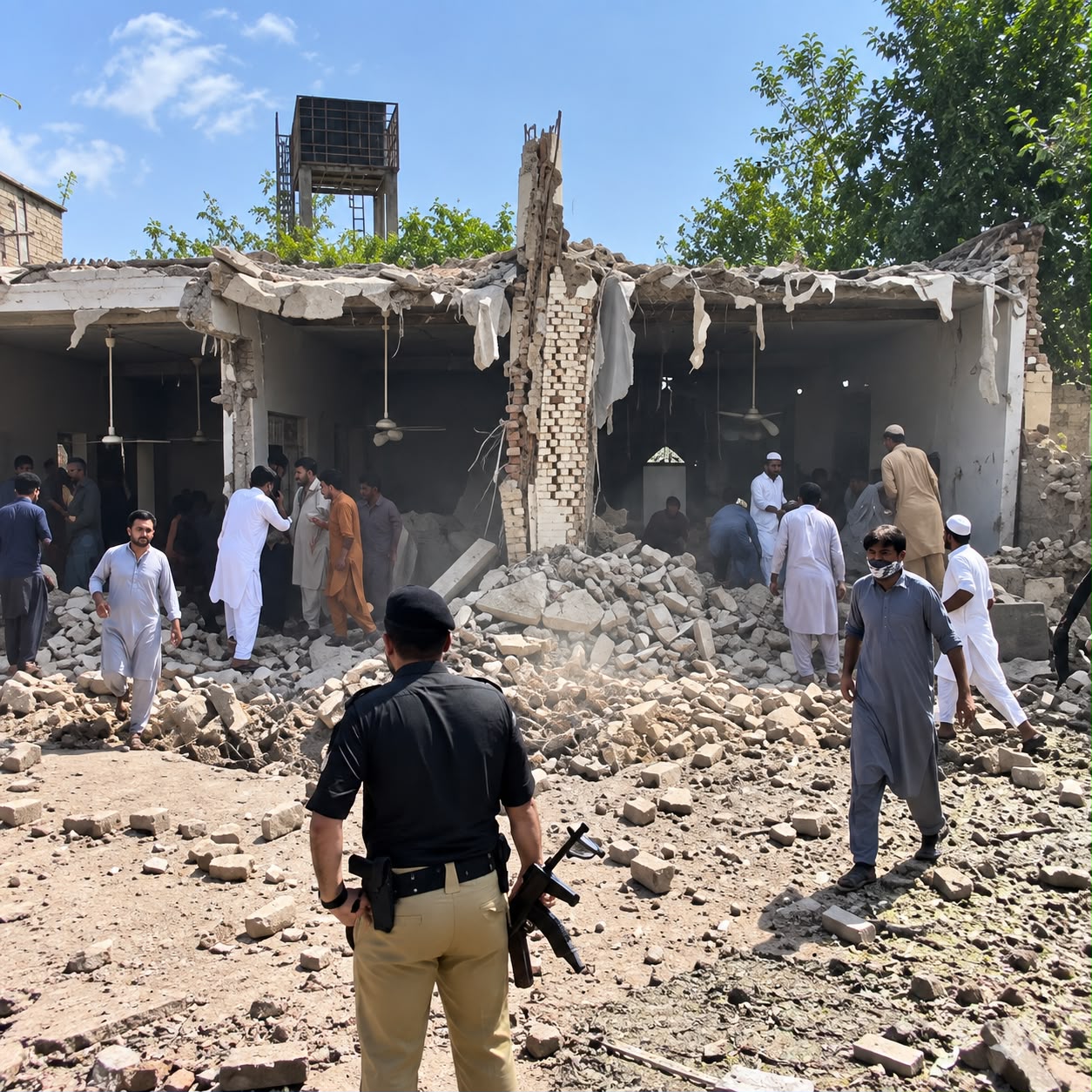 '16 Killed, 50 Injured in suicide blast at Mosque in Pakistan's Kohat during Friday Namaz'