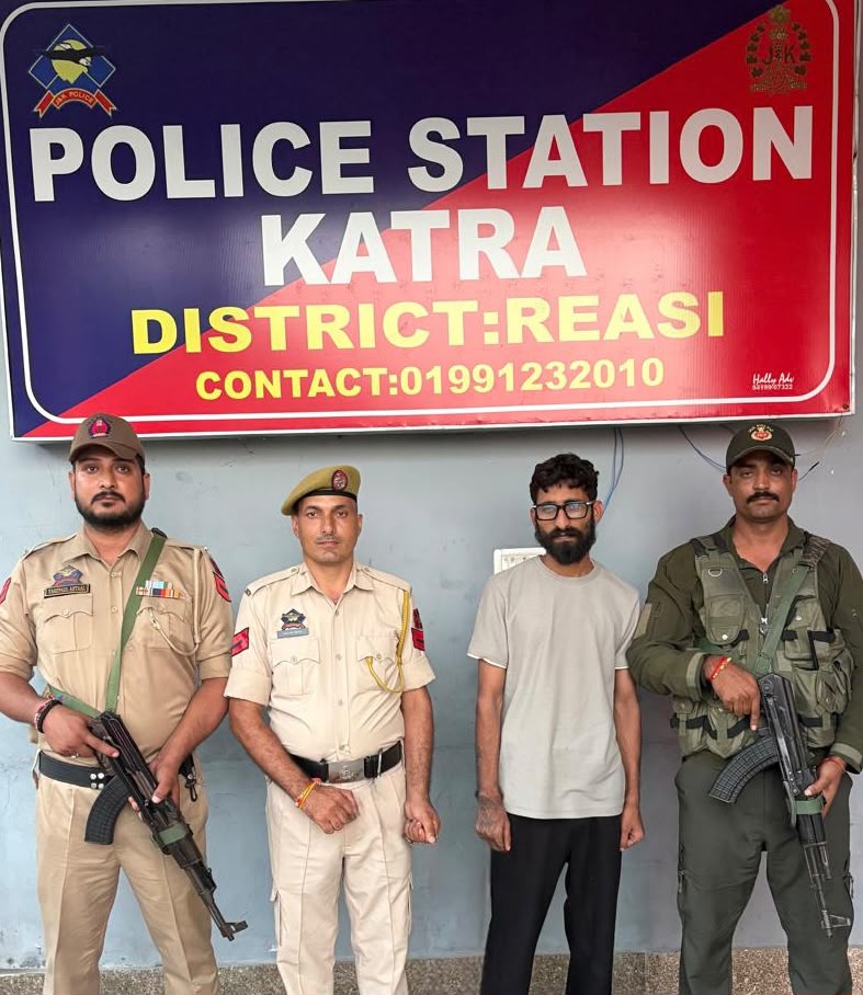 'Reasi Police detains notorious criminal under PSA'