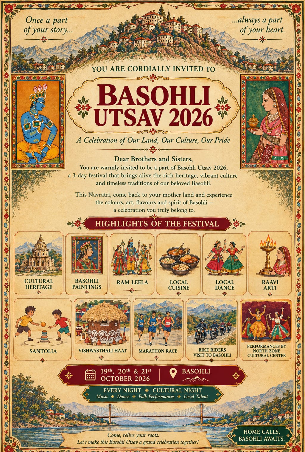 Basohli Utsav Day 2: Marathon, heritage seminars, water sports and cultural extravaganza lined up